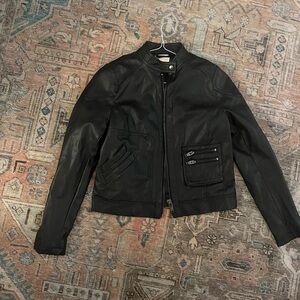 Silence + Noise Leather Jacket